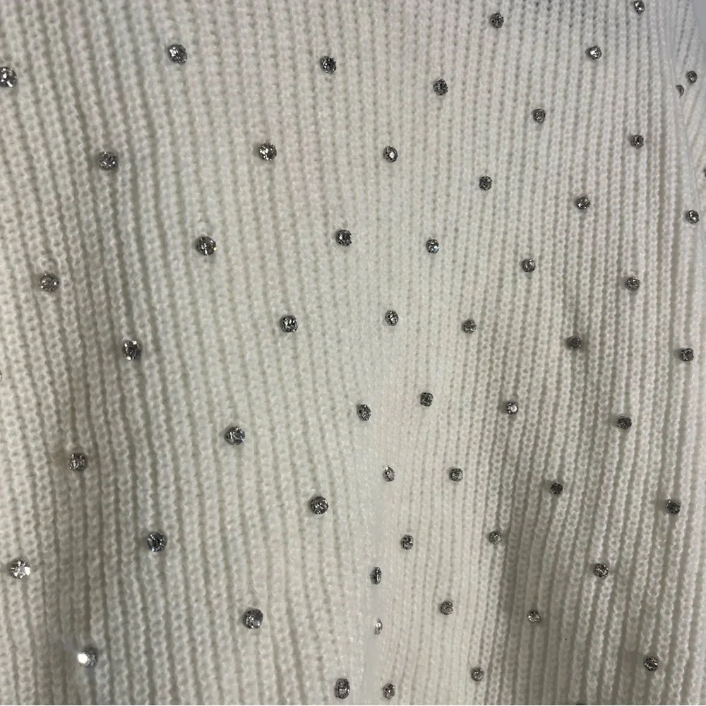 Women's Nine West Shiny Crewneck Sweater Sz M NWT - Picture 5 of 8